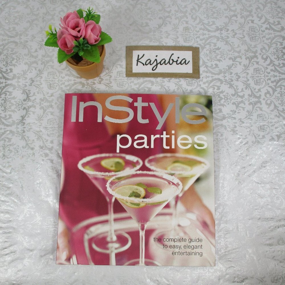 INSTYLE Parties Recipe Book NWT